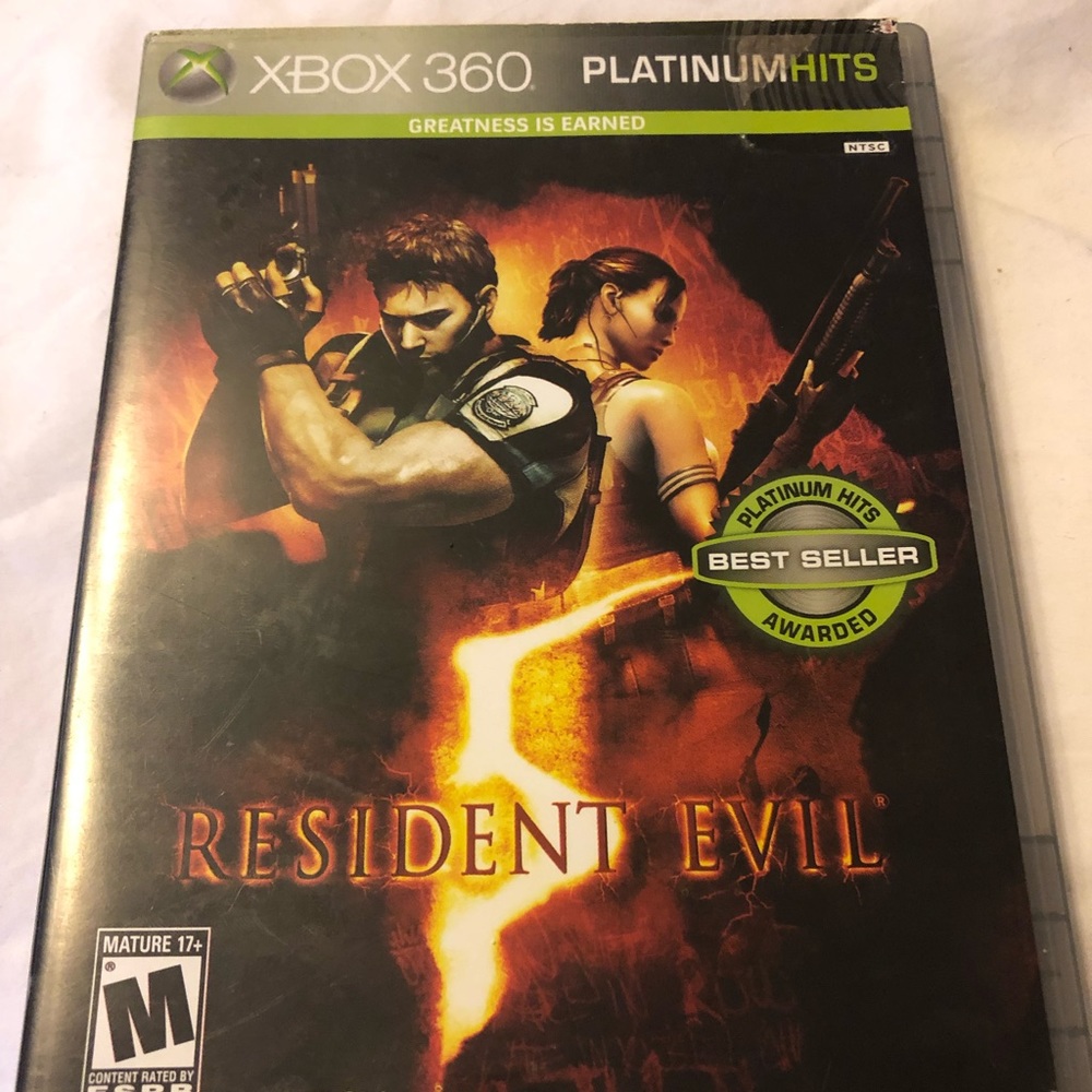 Resident Evil 5 (Microsoft Xbox 360, 2009) Complete tested